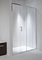 Jika CUBITO PURE sprchové dvere posuvné 100cm, dvojdielne, 2.4224.3.002.666.1