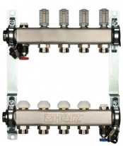 HERZ Rozdeľovač s prietokomermi, 11-okruhový, nerez