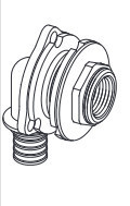 REHAU RAUTITAN nástenné koleno do drevot. 20 Rp1/2x28